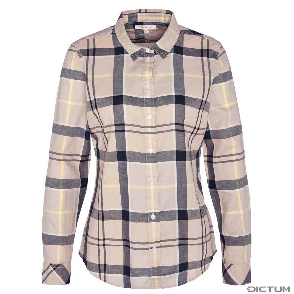 Blusa para mujer Barbour »Bredon«, lemon dress tartan, talla 36