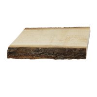 Deska z drewna lipowego z obrzeżem pokrytym korą po obu stronach, cięta, 1000 mm