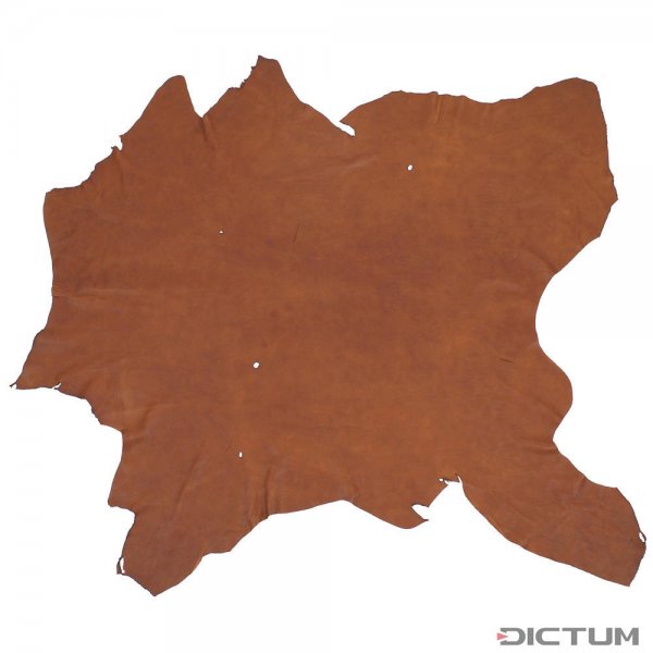 Elk Leather, Medium Brown, 1.31-1.40 m²