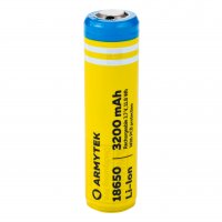 Batería de iones de litio Armytek 18650, 3200 mAh