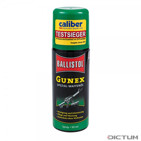 Aceite para armas Ballistol Gunex, spray, 50 ml