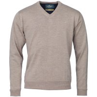 Laksen »Grantham« Laksen »Grantham« Men's Windstopper V-Neck Sweater, Sand, Size L