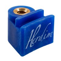 Replacement clamping pad, Violin, Viola, blue, with thread, with print &quot;Herdim&quot;