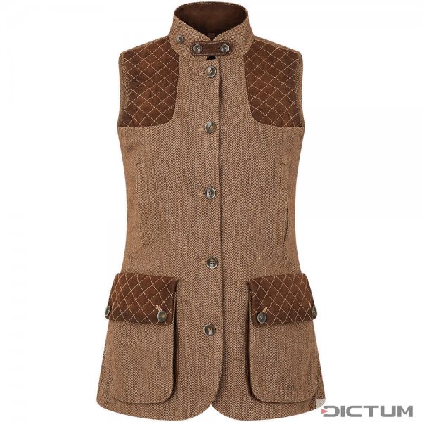 »Shooter Tweed Lady« Ladies Hunting Vest, Chestnut, Size 36