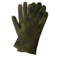 MODENA Men’s Gloves, Goat MODENA Men’s Gloves, Goat Suede, Cashmere Lining, Dark Green, Size 9.5