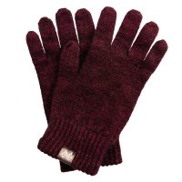 Gloves, Possum Merino, Gloves, Possum Merino, Dark Red Melange, Size S