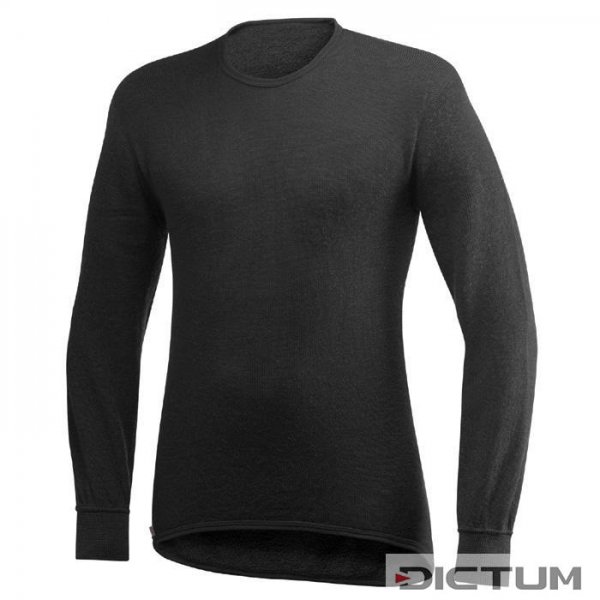 Нижняя рубашка Woolpower, черная, 200 г/м², размер XS