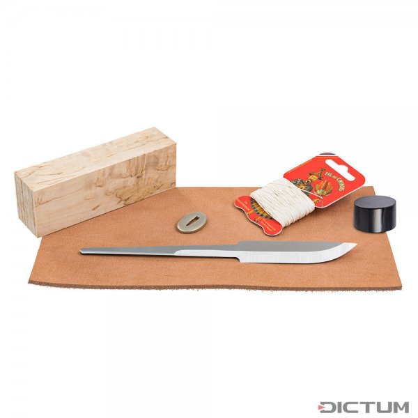 Kit d'assemblage de couteaux » Laurin «, acier chromé, longueur de lame 85 mm