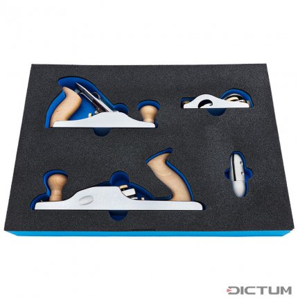 DICTUM Tool Module Planes for Right-handers, SK-4 Steel, 3-piece Set