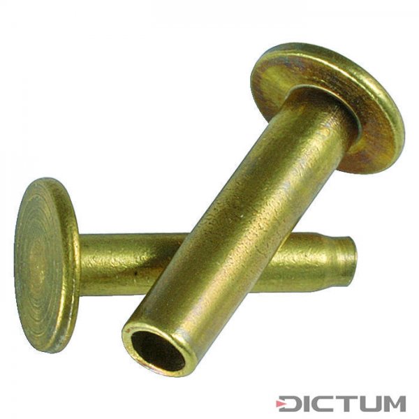 黄铜铆钉，头部直径8.5毫米。