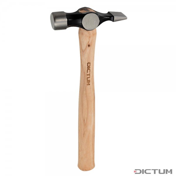 DICTUM英式细木工锤，锤头重量285克。