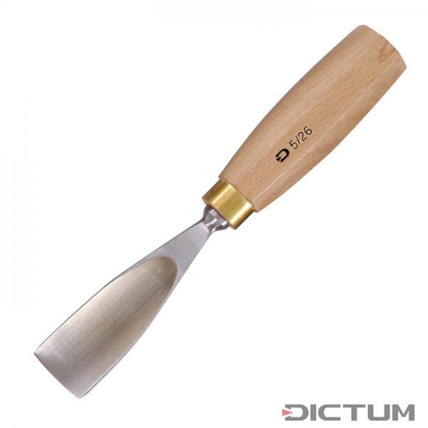 DICTUM Compact Sculpting Chisel, Sweep 5 / 26 mm