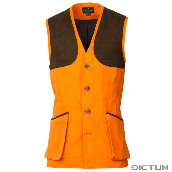 Laksen »Belgravia« Men’s Shooting Vest, Orange, Size M