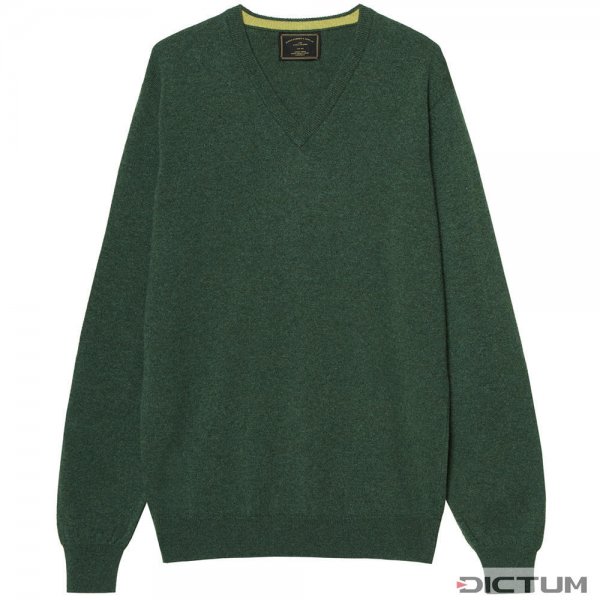 Purdey sweter kaszmirowy, oliwkowy, rozmiar M