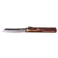Cuchillo Higonokami »Kabazaiku«, corteza de cerezo, hoja forjada, grande