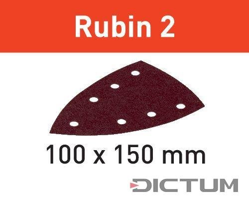 Festool Sanding disc STF DELTA/7 P80 RU2/10 Rubin 2, 10 Pieces
