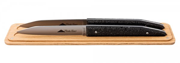 Столовый нож для стейков Le Terril, комплект из 2 предметов, стабилизир. уголь