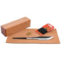 Kit d'assemblage de couteaux » Laurin «, acier au carbone, longueur lame 77 mm