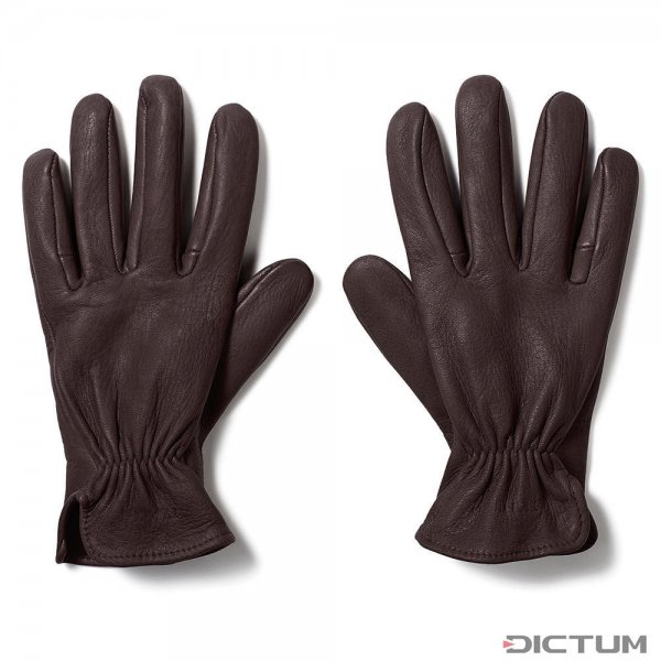 Filson Original Deer Gloves, Brown, taille M