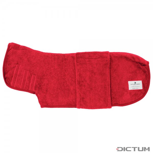 Dog Drying Coat, Classic Collection, Brick Red, Size M