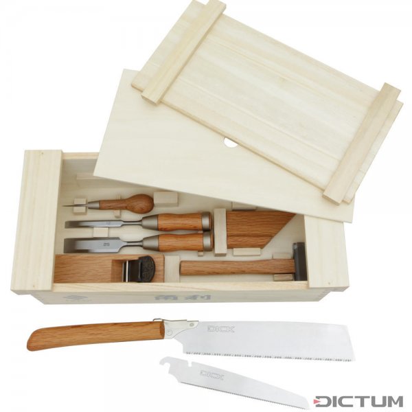 Caja de herramientas japonesa, equipada, 10 piezas