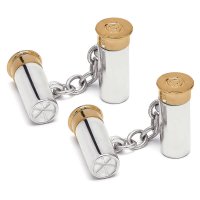 Purdey Silver Double Purdey Silver Double Cartridge Cufflinks