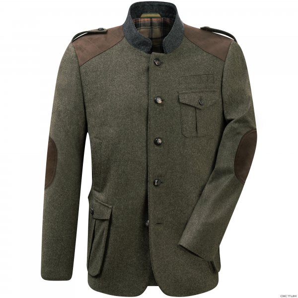 Giacca in loden per caccia vagante uomo Gössl »Pirschjacke«, muschio verde, 50
