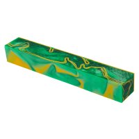 Acrylic Pen Blank, Green Acrylic Pen Blank, Green Bay