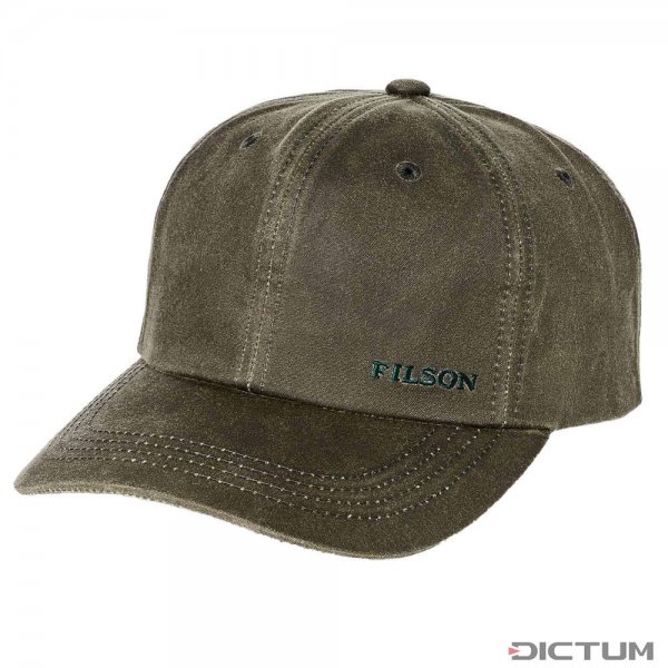 Filson Oil Tin Low-Profile Logger Cap, Otter Green