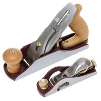 DICTUM Hobelset aus Einhand-Simshobel und Schlichthobel Nr. 4, SK4-Eisen
