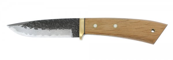 Lovecký nůž s dubovou rukojetí