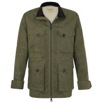 Purdey Men's Dry Wax Purdey Men's Dry Wax Jacket, Dark Green, Size XL