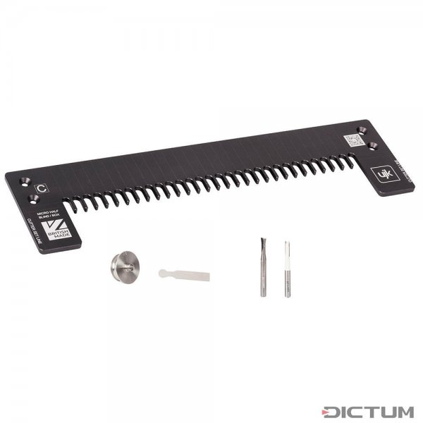 UJK Dovetail Jig Fine Pitch Comb, incl. Router Cutter Set