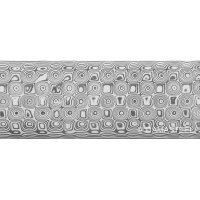 Stal damasceńska Stal damasceńska Damasteel DS93X Rose, 51 x 3,2 x 250 mm