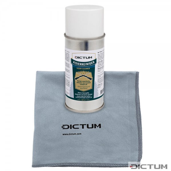 Schiuma detergente per visiera DICTUM, 150 ml, set