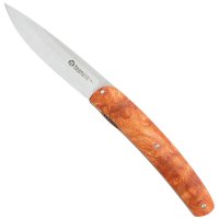 Cuchillo plegable Maserin Cuchillo plegable Maserin Gourmet, madera de raíz marrón