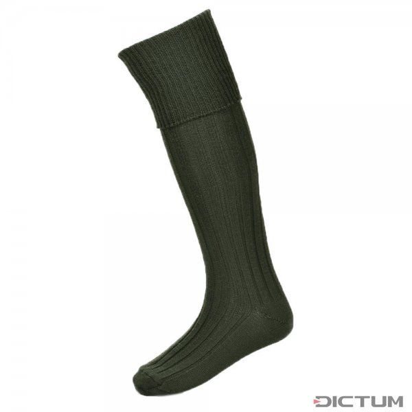 Chaussettes chasse p. homme House of Cheviot JURA, vert sapin, L (45-48)