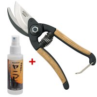 Arno French Pruning Shears, Chestnut Wood