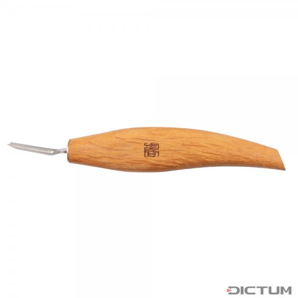 Cuchillo para tallar »Bird & Fish«, forma hueca, perfil 6 / 12 mm