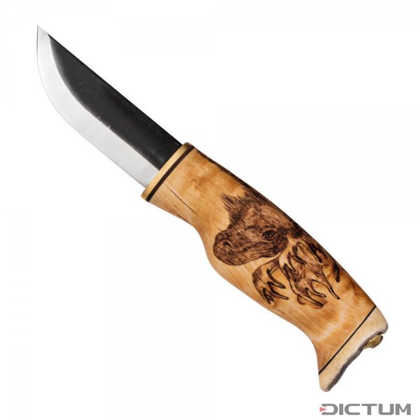 Cuchillo de caza y exteriores Wood Jewel, motivo alze