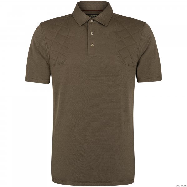 Purdey Men's Padded Sporting Polo, Green, L