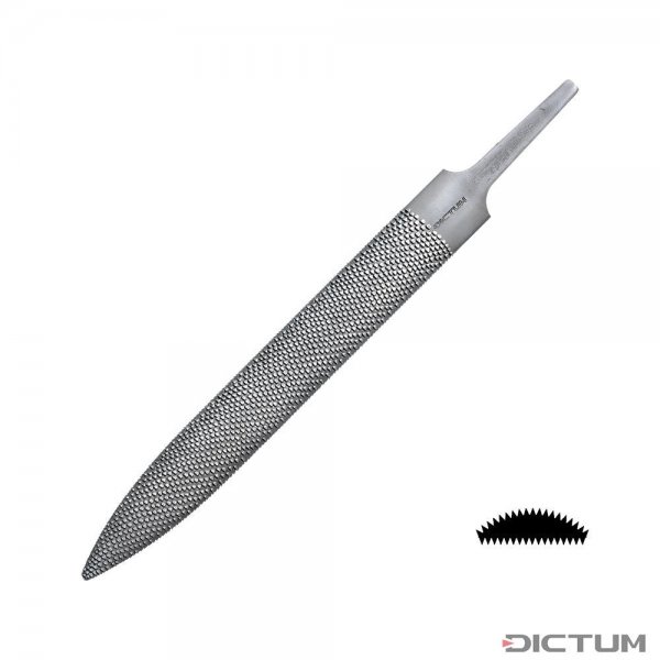 DICTUM »Flat Cut« Precision Rasp, Cabinet, Cut 4, Cut Length 200 mm