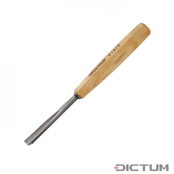 Pfeil Compact Carving Tool, V-Parting Tool, Straight, Sweep 12 / 6 mm