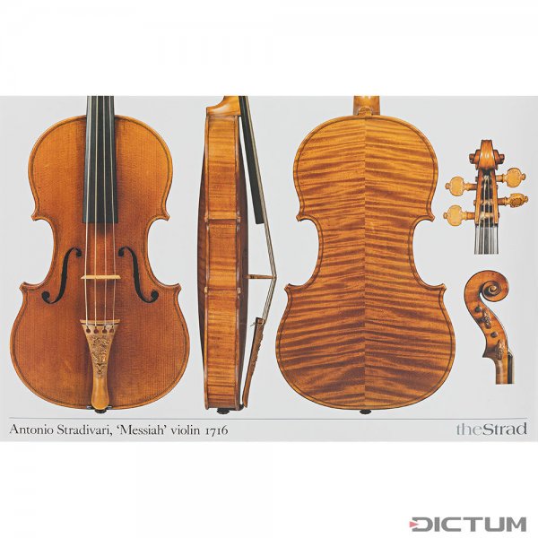 Plakat, skrzypce, Antonio Stradivari, »Messiah« 1716