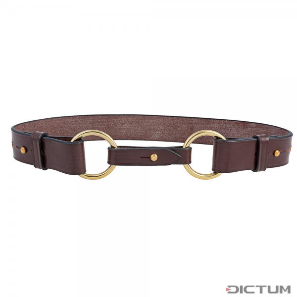 Bridle Leather Belt »Aberdeen«, Dark Brown, 90 cm