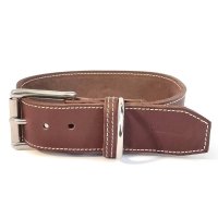 Collar para perro Bolleband Classic 40 mm, marrón, L