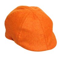 Laksen Tweed Cap, Blaze Laksen Tweed Cap, Blaze Orange, Size 56