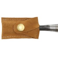 Leather Protective Cap Leather Protective Cap for Chisels Made of Stretchable Leather, 21-30 mm