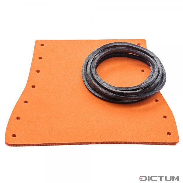 DICTUM Axt-Collar für Forstbeil »Forst Edition«, Büffelleder, orange