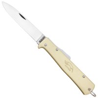 Mercator Pocket Knife, Brass, Rustproof Blade, Large